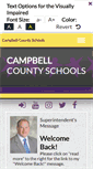 Mobile Screenshot of campbellcountyschools.org